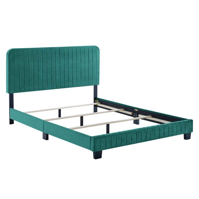 Modway Celine Channel Tufted Performance Velvet King Bed
