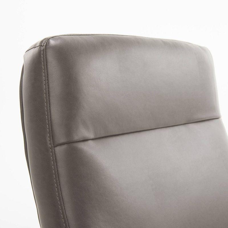 La-Z-Boy Baylor Bonded Leather Adjustable Ergonomic Executive Office Chair with Lumbar Support