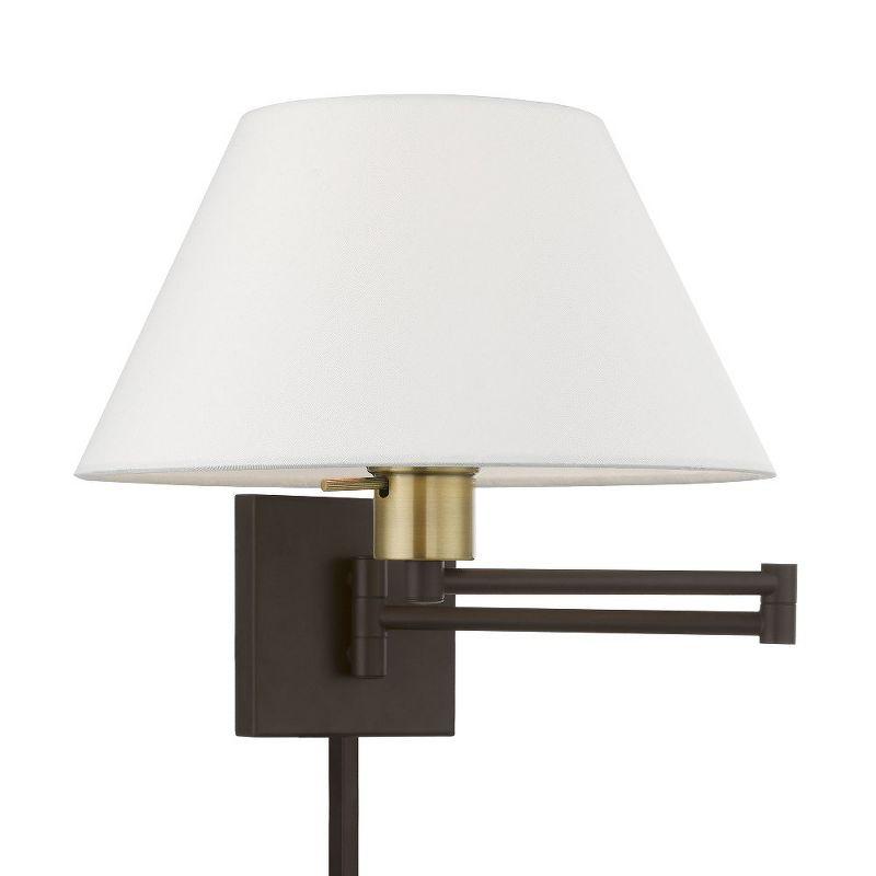 Livex Lighting 1 - Light Wall Light in  Bronze/Antique Brass