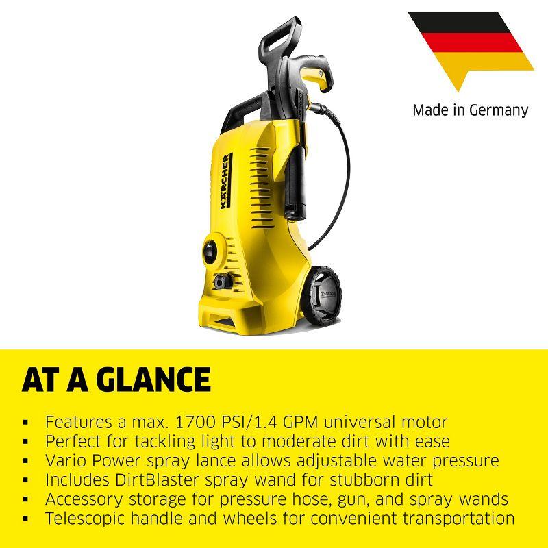 Karcher K 2 Power Control Electric Pressure Washer