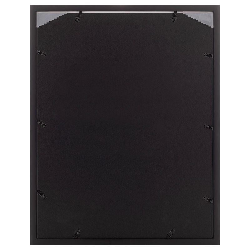 16" x 20" Black Wood Floating Wall Frame