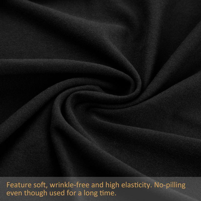 PiccoCasa Box Spring Cover Stretchy Fabric Wrap Around 4 Sides Bed Skirt Wrinkle Free for Home