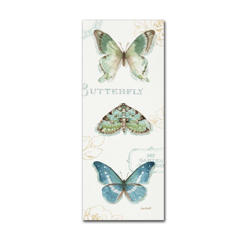 Trademark Fine Art -Lisa Audit 'My Greenhouse Butterflies VI' Canvas Art