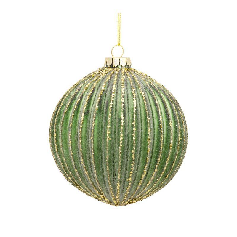 Melrose Ribbed Glass Ornament (Set of 6)