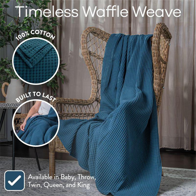 Waffle Blanket for Adults, Extra Large By Comfy Cubs