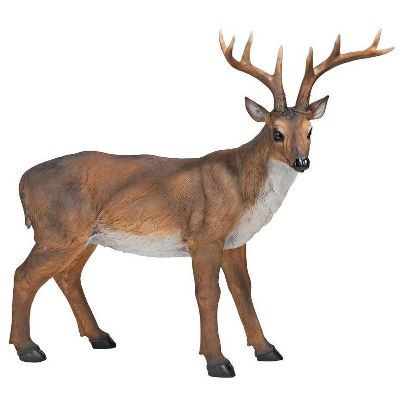 Design Toscano Big Rack Buck Deer Statue - Brown