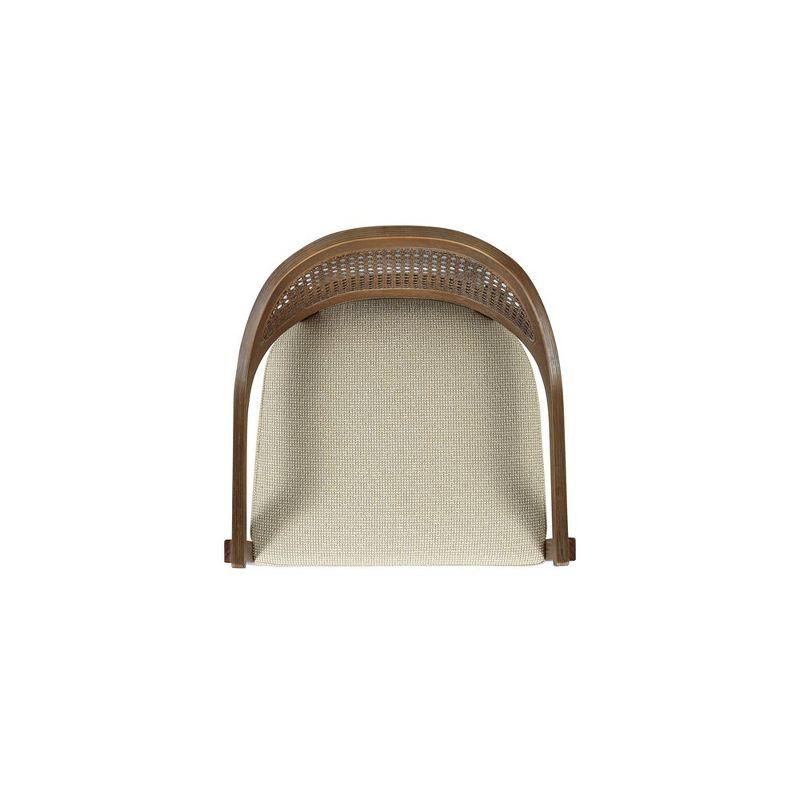 Jennifer Taylor Home Americana Mid-Century Modern 30.5" Cane Back Barstool