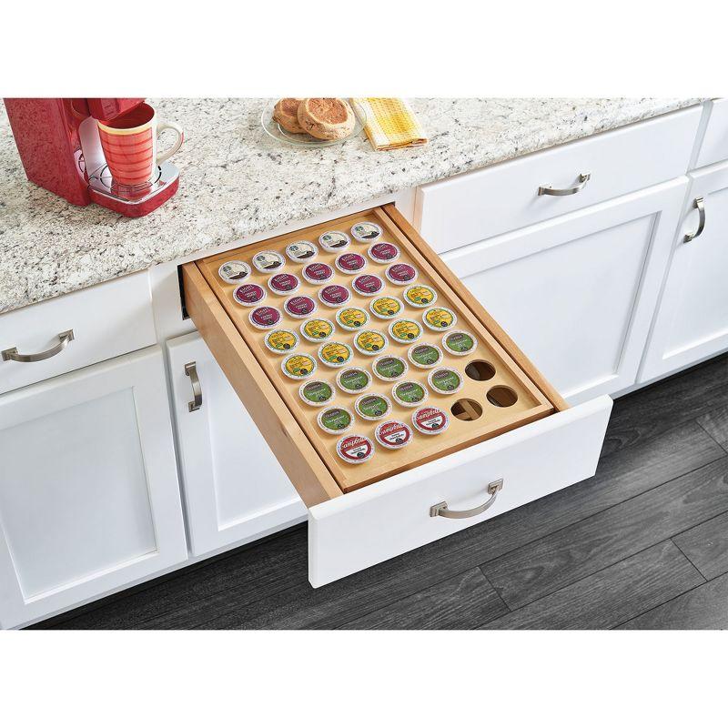 Rev-A-Shelf 4WTCD 15 Inch Tiered KCUP Drawer Organizer with Soft Close Slides