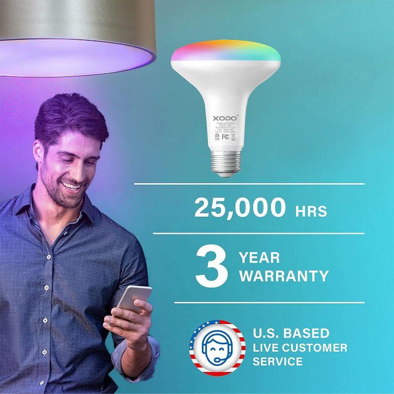 75 Watt Equivalent BR30 E26/Medium (Standard) Dimmable LED Smart Bulb