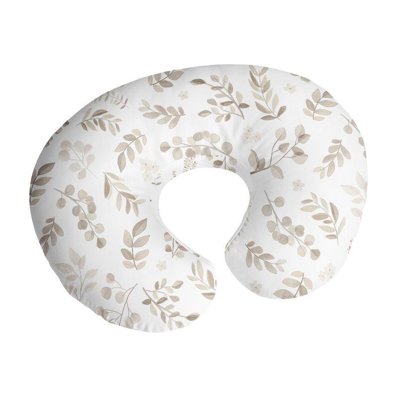 Sweet Jojo Designs Botanical Taupe Nursing Pillow Cover Case by Sweet Jojo Designs