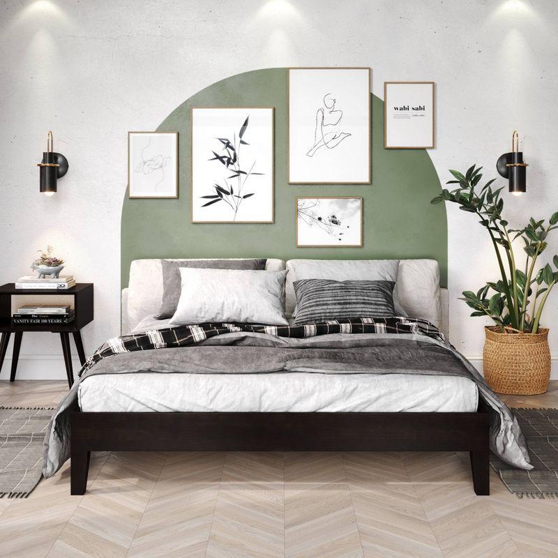 Queen Nix Platform Bed Black - Steve Silver Co.