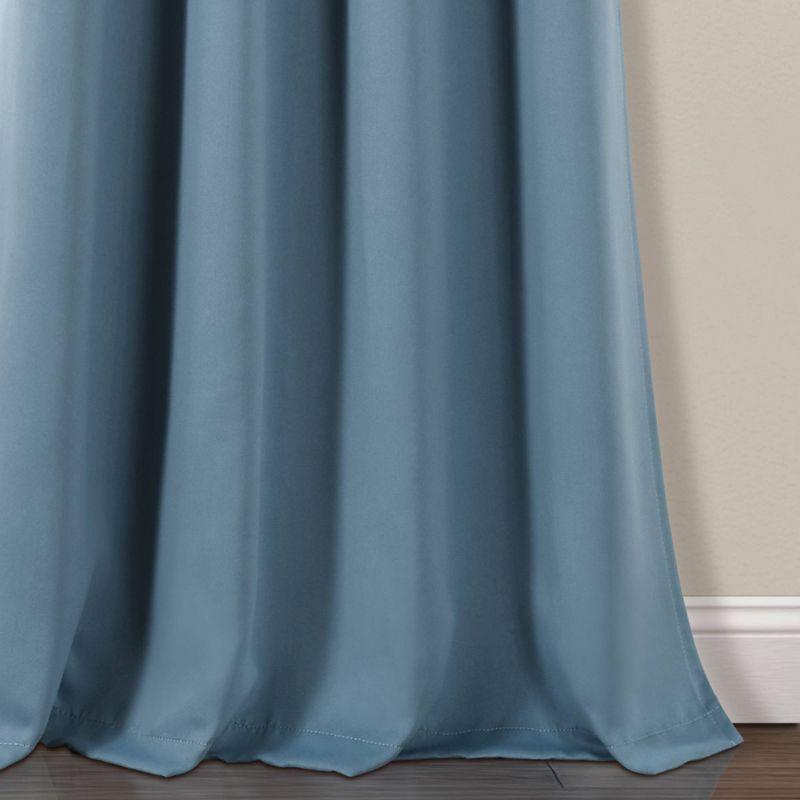 Set of 2 Insulated Grommet Top Blackout Curtain Panels - Lush Décor