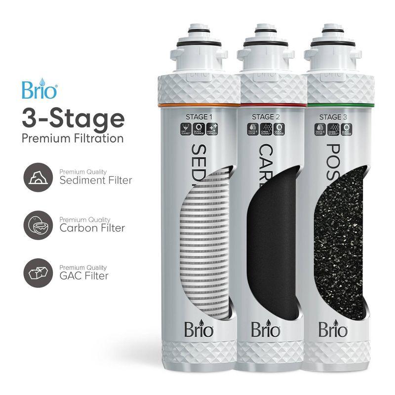 BRIO 3 Stage Undersink Filtration System