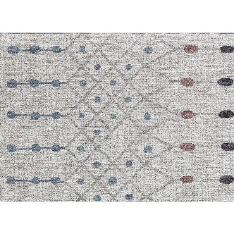 La Paloma Gray Moroccan Tribal 2'6" x 8' Stain-Resistant Area Rug