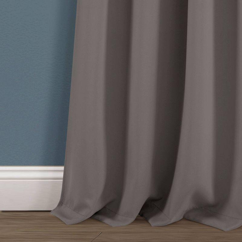 Lush Decor Insulated Knotted Tap Polyester Blackout Curtain Pair