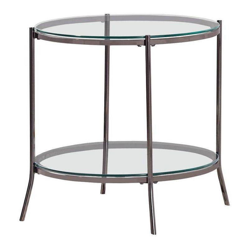 Laurie Glass Top End Table