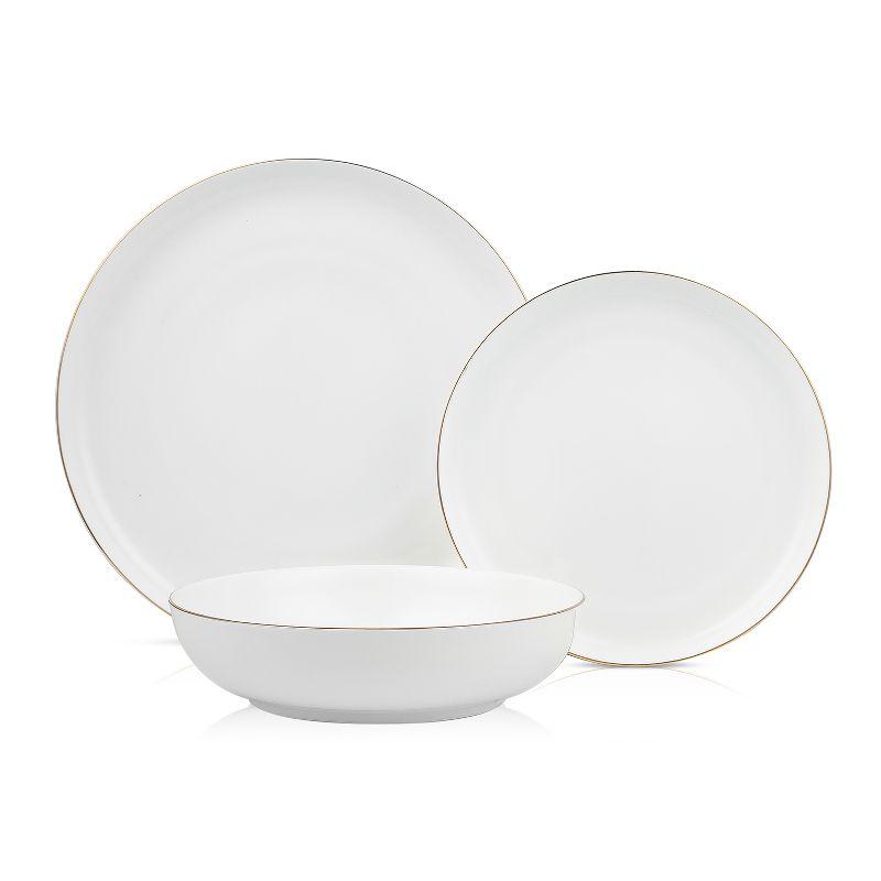 Stone Lain Gabrielle 24-Piece Dinnerware Set Bone China