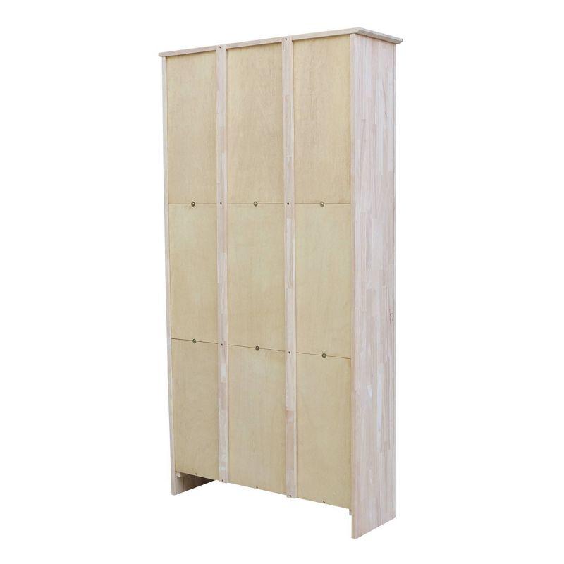 72&#34;x38&#34; Shaker Bookcase Unfinished - International Concepts