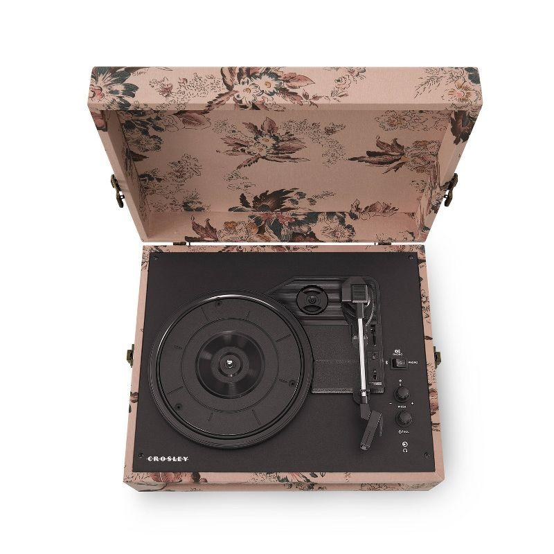 Crosley Floral Voyager Bluetooth Record Player