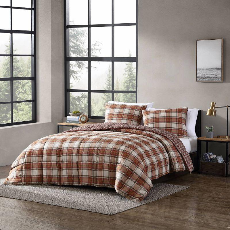 Edgewood Plaid Reversible Comforter Set - Eddie Bauer