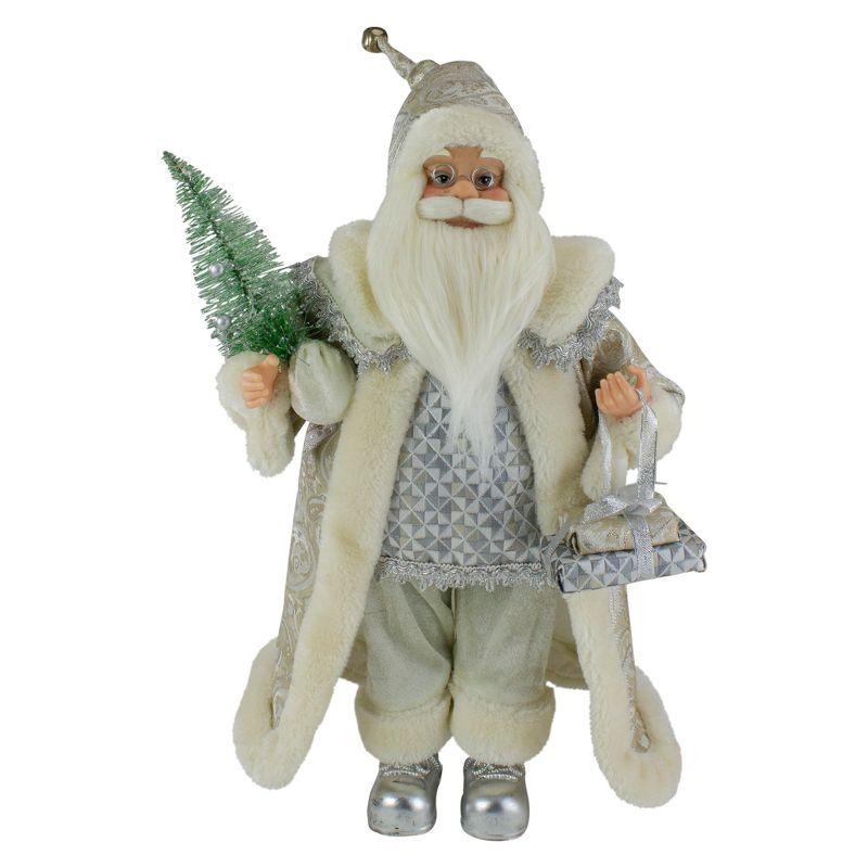 Northlight Santa Claus with Tree and Presents Christmas Figure - 12"