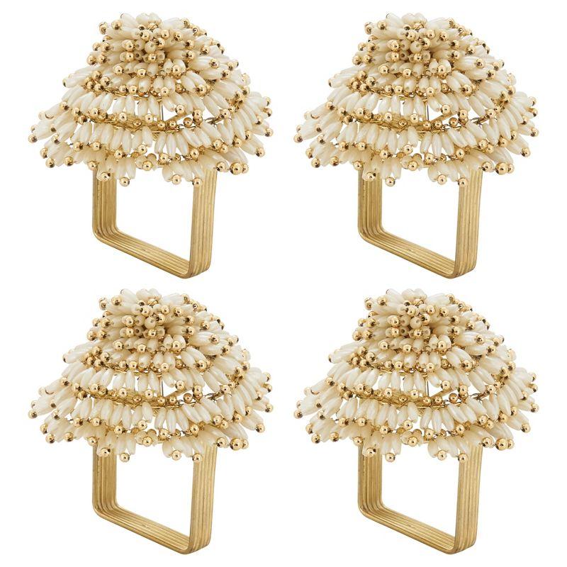 Saro Napkin Ring Collection Napkin Ring (Set of 4)
