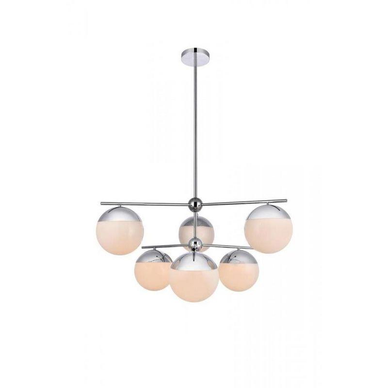 Yearby 6 - Light Dimmable Tiered Chandelier