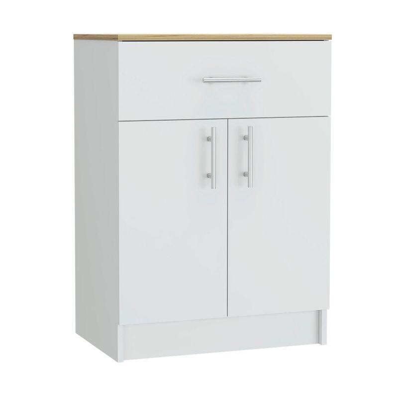 Latitude Run® Barbados Pantry Cabinet, One Drawer, Two Interior Shelves