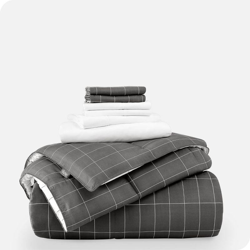 Double Brushed Bed in a Bag Comforter Set by Bare Home