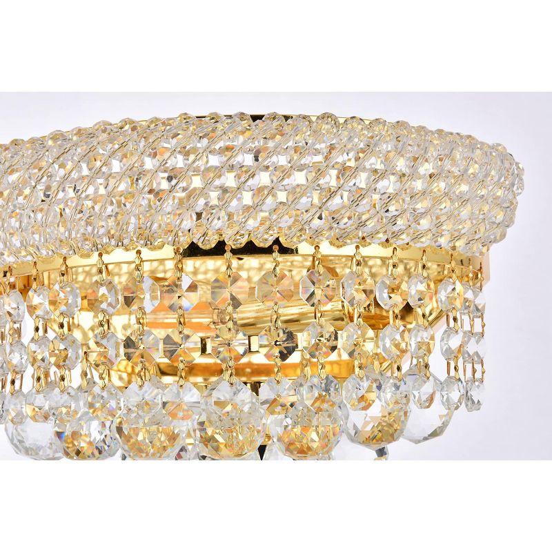 Elegant Lighting Primo 2 light Chrome Wall Sconce Clear Royal Cut Crystal