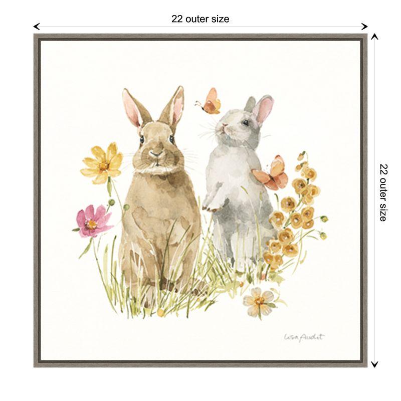 Amanti Art Hop on Spring IV by Lisa Audit Canvas Wall Art Print Framed 22-in. x 22-in.