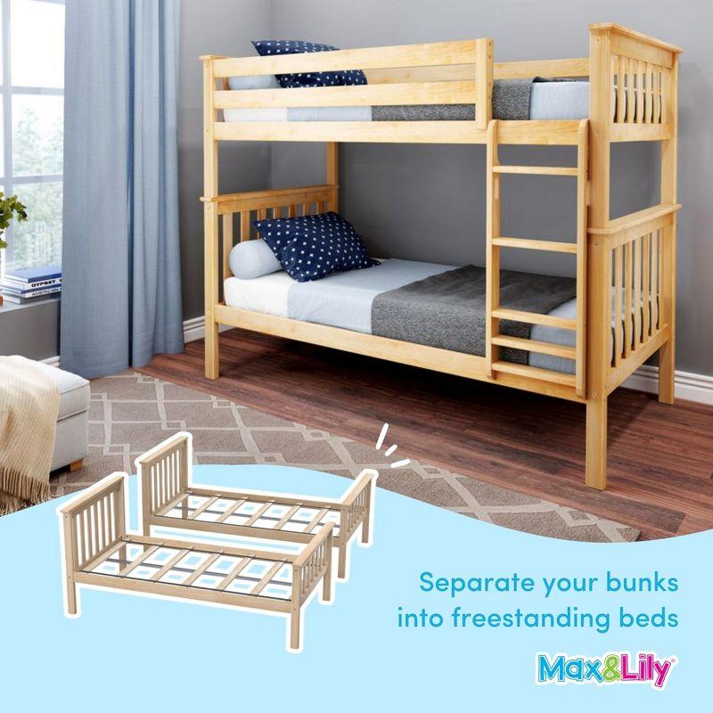 Max & Lily Twin over Twin Bunk Bed