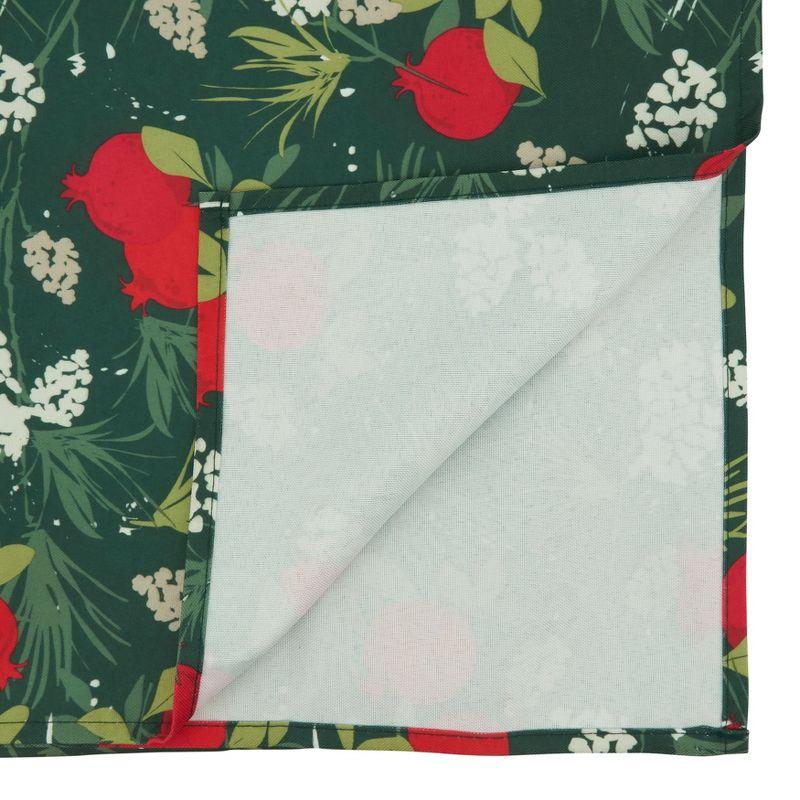 Saro Lifestyle Tablecloth With Holiday Pomegranate Design