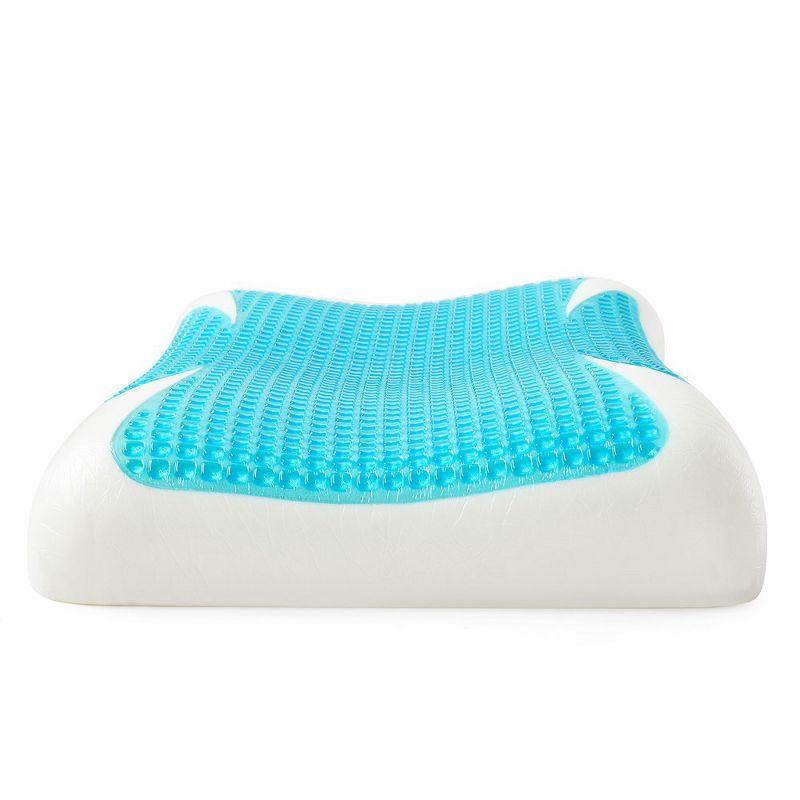 Peace Nest Cooling Gel-Infused Memory Foam Bed Pillow for Summer, Cool Touch for Hot Sleepers Single Pack