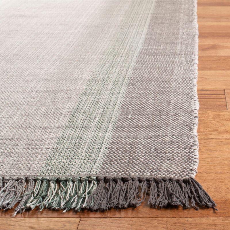 Montauk MTK301 Hand Woven Indoor Area Rug - Green/Grey - 7'x7' - Safavieh