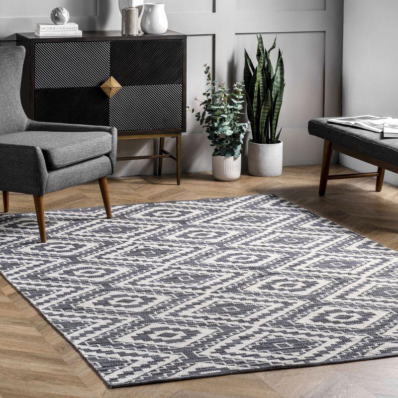 Nuloom Thea Geometric Aztec Cotton Indoor Area Rug, 3' x 5'