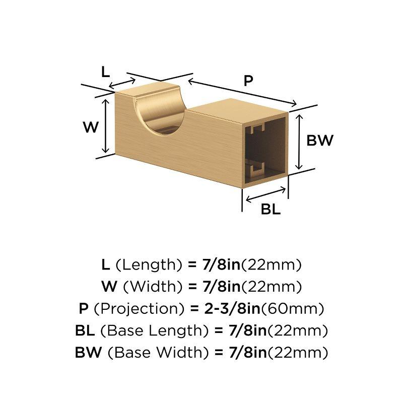 Amerock Monument Wall Mounted Towel and Robe Hook