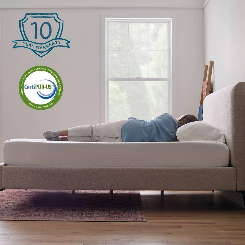 Lucid Comfort Collection  Medium 10" Gel Memory Foam Mattress