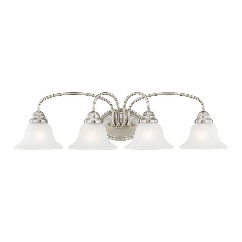 Livex Lighting Edgemont 4 - Light Vanity in  Brushed Nickel