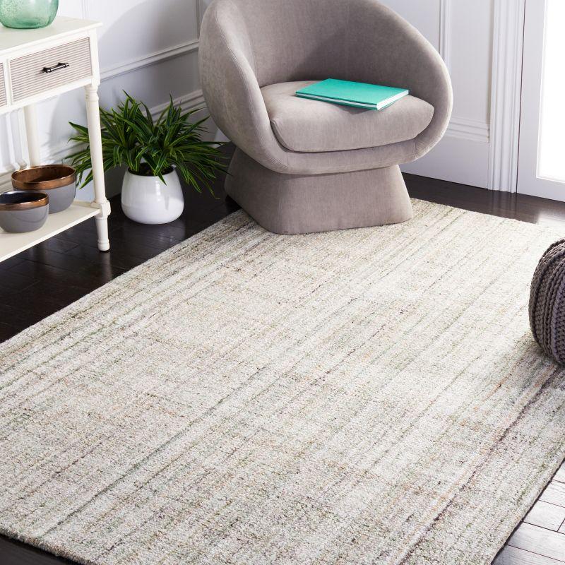 Abstract ABT143 Handmade Indoor Area Rug - Green/Sage - 6'x9' - Safavieh