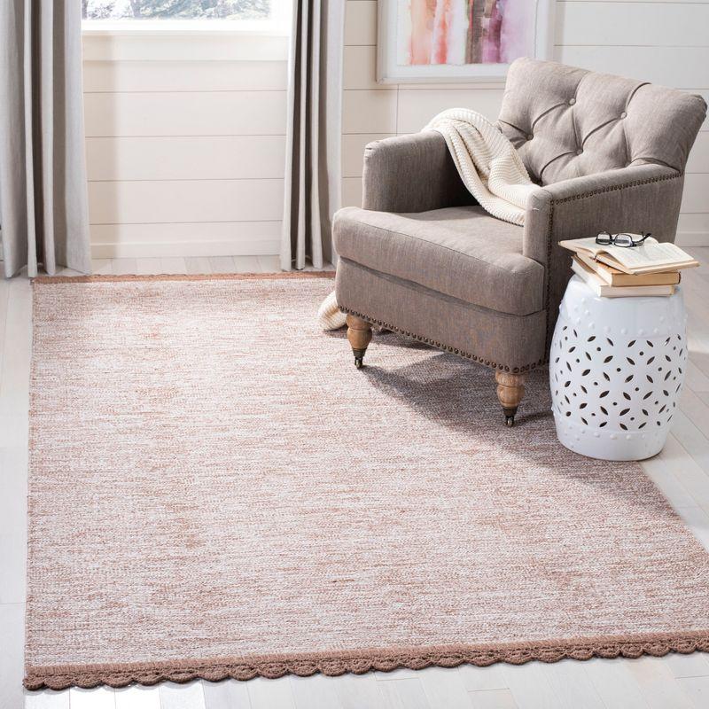 Montauk 8' x 10' Brown Flat Woven Wool Cotton Area Rug