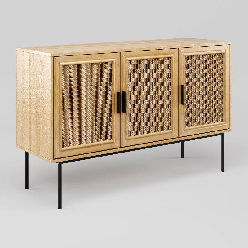 Emmet Sideboard Buffet with Cane Doors - CorLiving