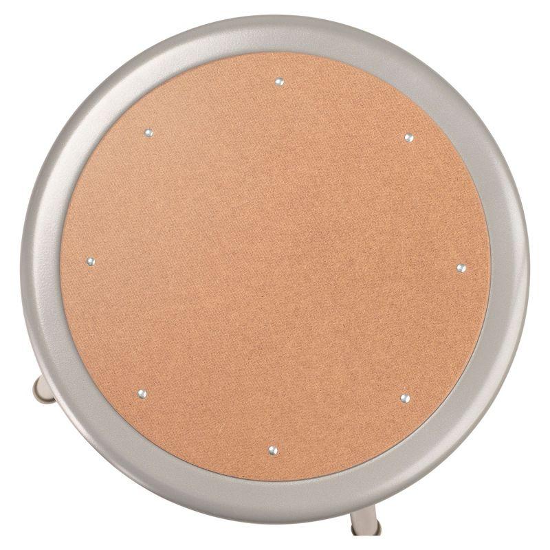 National Public Seating 6200 Series Height Adjustable Heavy Duty Steel Stool with Footring