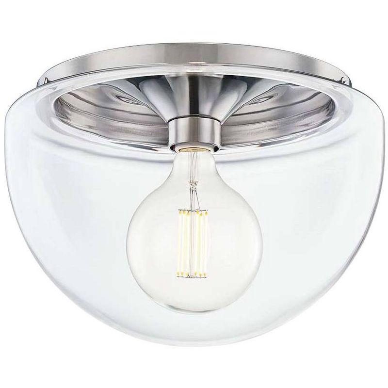 Alexi Single Light Glass Flush Mount