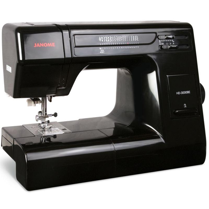 Janome HD3000BE Black Edition Heavy Duty Mechanical Sewing and Quilting Machine