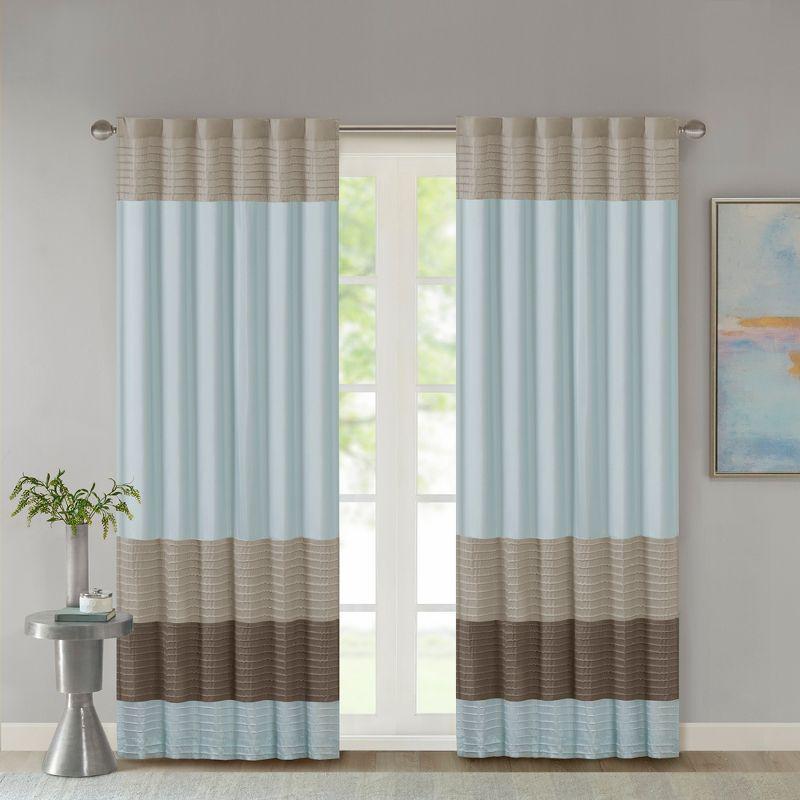 Amherst Polyoni Pintuck Curtain Panel