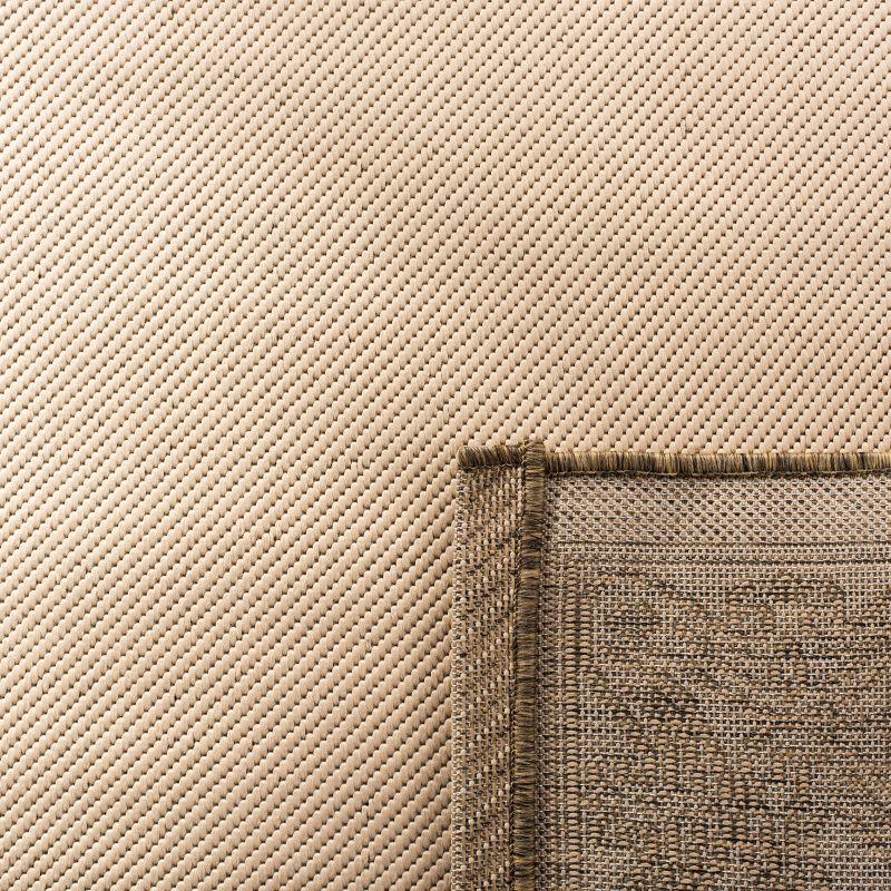 Courtyard CY2099 Power Loomed Indoor/Outdoor Accent Rug - Natural/Brown - 2'x3'7" - Safavieh.
