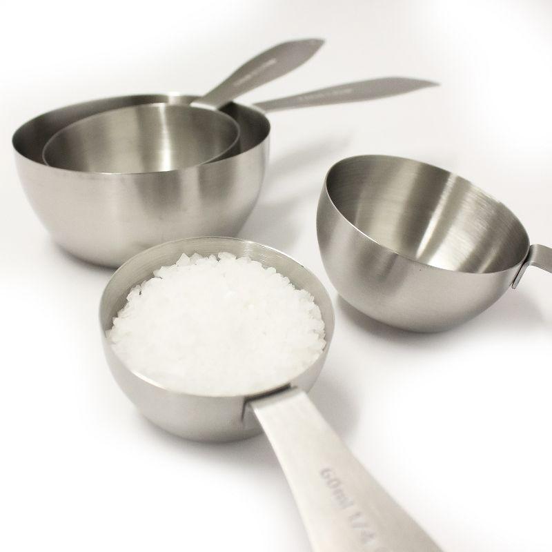 BergHOFF Stainless Steel 4Pc Measuring Cups, Silver