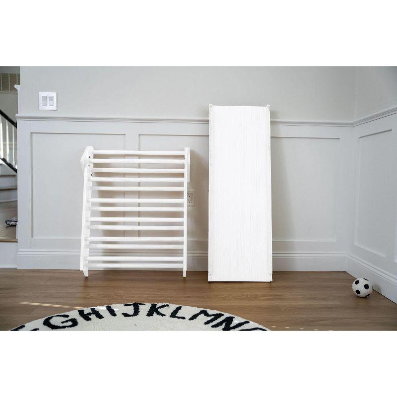 Avenlur Hazel - Pikler Triangle Set with Ladder Slide and Rocker - White