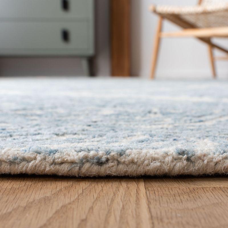Abstract ABT346 Hand Tufted Accent Rug - Ivory/Blue - 2'x3' - Safavieh.